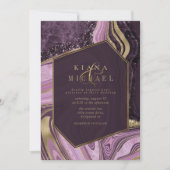 抽象芸術結婚AgateのMauve ID827 (正面)