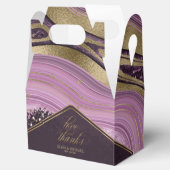 抽象芸術結婚AgateのMauve V2 ID827 フェイバーボックス (オープン)