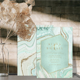 抽象芸術結婚AgateのMint ID827