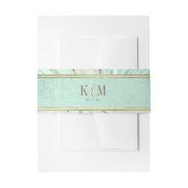 抽象芸術結婚AgateのMint ID827 招待状ベリーバンド