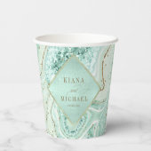 抽象芸術結婚AgateのMint ID827 紙コップ (裏面)