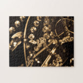 抽象芸術結晶シャンデリア ジグソーパズル (横)