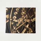 抽象芸術結晶シャンデリア タペストリー (正面(横))