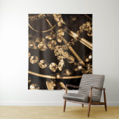 抽象芸術結晶シャンデリア タペストリー (インサイチュ)