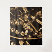 抽象芸術結晶シャンデリア タペストリー (正面)