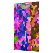 抽象芸術結晶モザイクパターン クリップボード (左)