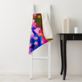 抽象芸術結晶鮮やかモザイク模様 シェルパブランケット (インサイチュ)