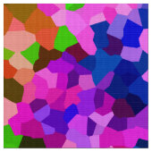 抽象芸術結晶鮮やかモザイク模様 ファブリック (クローズアップ)