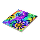 抽象芸術絞り染め無線パターン タイル (側面)