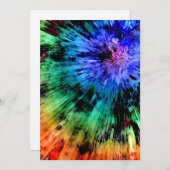 抽象芸術絞り染め シーズンカード (正面/裏面)