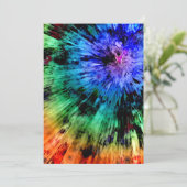 抽象芸術絞り染め シーズンカード (スタンド正面)