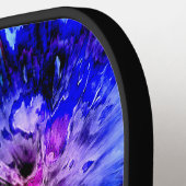 抽象芸術絞り染め ピックルボールラケット (左詳細)