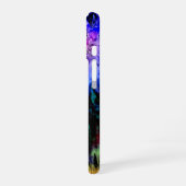 抽象芸術絞り染め iPhone 16ケース (左側面)