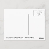 抽象芸術絵はがき ポストカード (裏面)