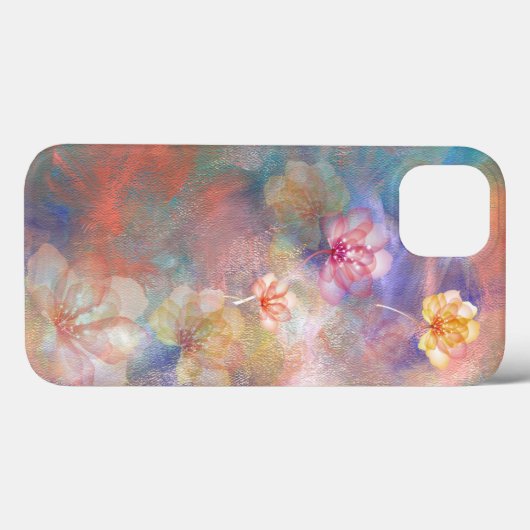抽象芸術絵を描と花 Case-Mate iPhoneケース (裏面 (横))