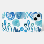 抽象芸術絵を描のかわいい水彩模様 Case-Mate iPhoneケース (裏面 (横))