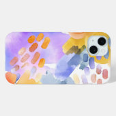 抽象芸術絵を描のかわいい水彩模様 Case-Mate iPhoneケース (裏面 (横))