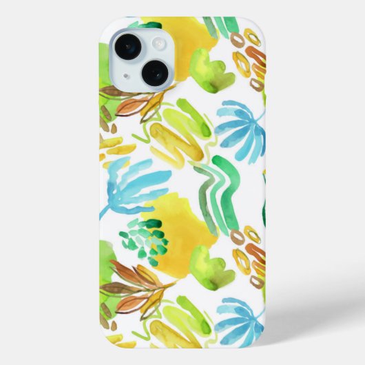 抽象芸術絵を描のかわいい水彩模様 Case-Mate iPhoneケース (裏面)