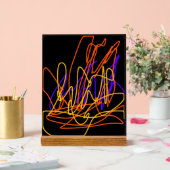 抽象芸術絵を描のネオンオリジナルアート アクリルサイン (ウェディング)