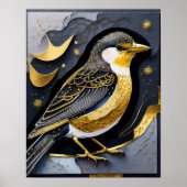 抽象芸術絵を描の水の色5:4 ポスター (正面)