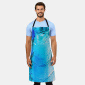 抽象芸術絵を描の油テクスチャ（キャンバス、背景）。  エプロン (着用した状態)