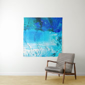 抽象芸術絵を描の油テクスチャ（キャンバス、背景）。  タペストリー (インサイチュ(横))