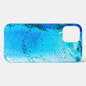 抽象芸術絵を描の油テクスチャ（キャンバス、背景）。  Case-Mate iPhoneケース (裏面 (横))