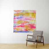 抽象芸術絵を描の流れ。モダンテクスチャ タペストリー (インサイチュ(横))