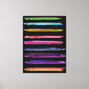 抽象芸術絵を描の絵を描ブラシ キャンバスプリント
