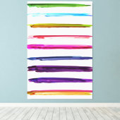 抽象芸術絵を描の絵を描ブラシ キャンバスプリント (インサイチュ (ウッドフロア))