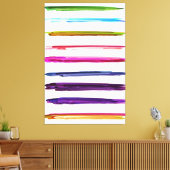 抽象芸術絵を描の絵を描ブラシ キャンバスプリント (インサイチュ (リビング))