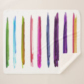 抽象芸術絵を描の絵を描ブラシ シェルパブランケット (正面(横))