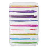 抽象芸術絵を描の絵を描ブラシ バスマット (正面縦)