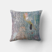 抽象芸術絵を描の背景ミックス・マイクス・アートワーク クッション (裏面)