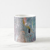 抽象芸術絵を描の背景ミックス・マイクス・アートワーク コーヒーマグカップ (中央)