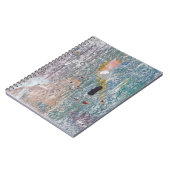 抽象芸術絵を描の背景。Mの作品 ノートブック (左側)