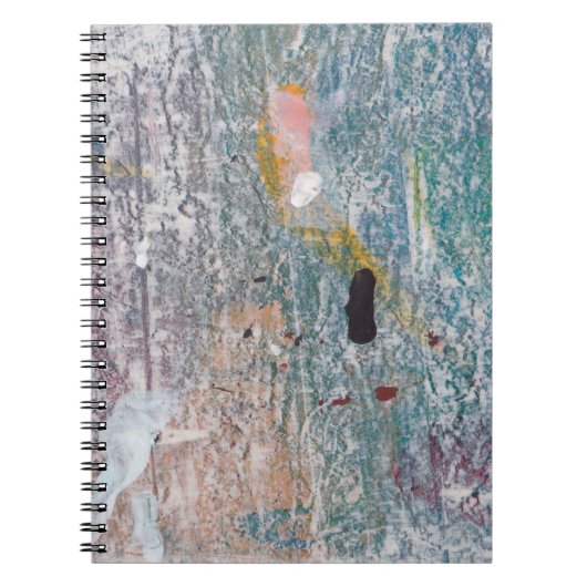 抽象芸術絵を描の背景。Mの作品 ノートブック (正面)
