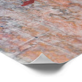 抽象芸術絵を描の背景。Mの作品 ポスター (角)