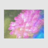 抽象芸術絵を描の鮮やかなピンク色の花 薄葉紙 (正面)