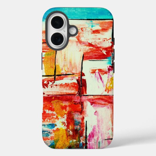 抽象芸術絵を描のCase-Mate iPhoneケース Case-Mate iPhoneケース (裏面)