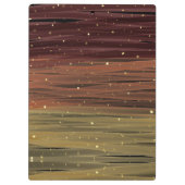 抽象芸術絵を描アクリルカスタマイズストローク クリップボード (裏面)