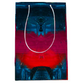 抽象芸術絵を描アート抱き枕 ミディアムペーパーバッグ (正面)