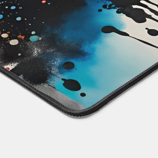 抽象芸術絵を描インク デスクマット (コーナー)