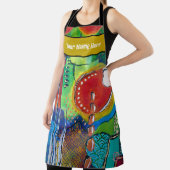 抽象芸術絵を描エプロン エプロン (インサイチュ)
