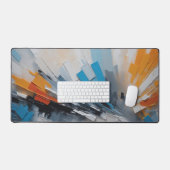 抽象芸術絵を描カラーのアートワーク デスクマット (キーボード&マウス)