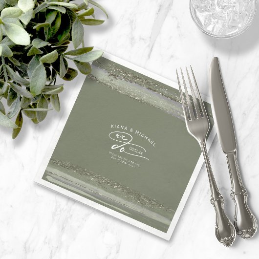 抽象芸術絵を描ストローク感謝ID886 スタンダードカクテルナプキン