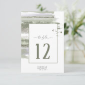 抽象芸術絵を描ストロ結婚ークのテーブルID886 招待状 (スタンド正面)