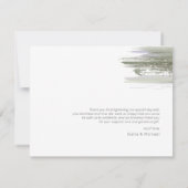 抽象芸術絵を描ストロ結婚ークの感謝ID886 サンキューカード (裏面)