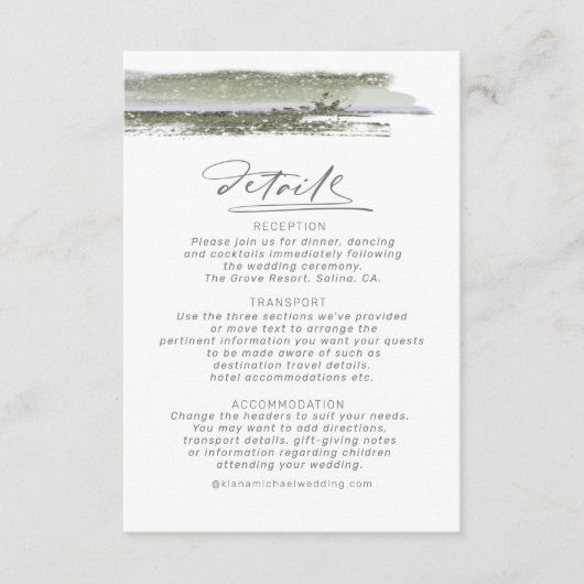 抽象芸術絵を描ストロ結婚ークの詳細ID886 エンクロージャーカード (正面)