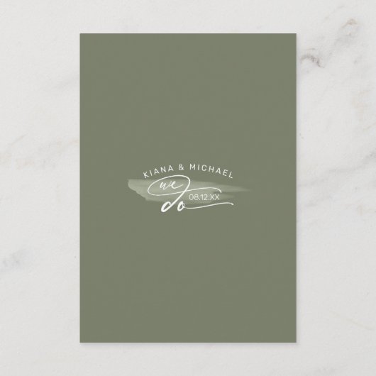 抽象芸術絵を描ストロ結婚ークの詳細ID886 エンクロージャーカード (裏面)